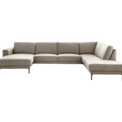 Hoekbank rechts Moscato Traagschuim beige relaxfunctie