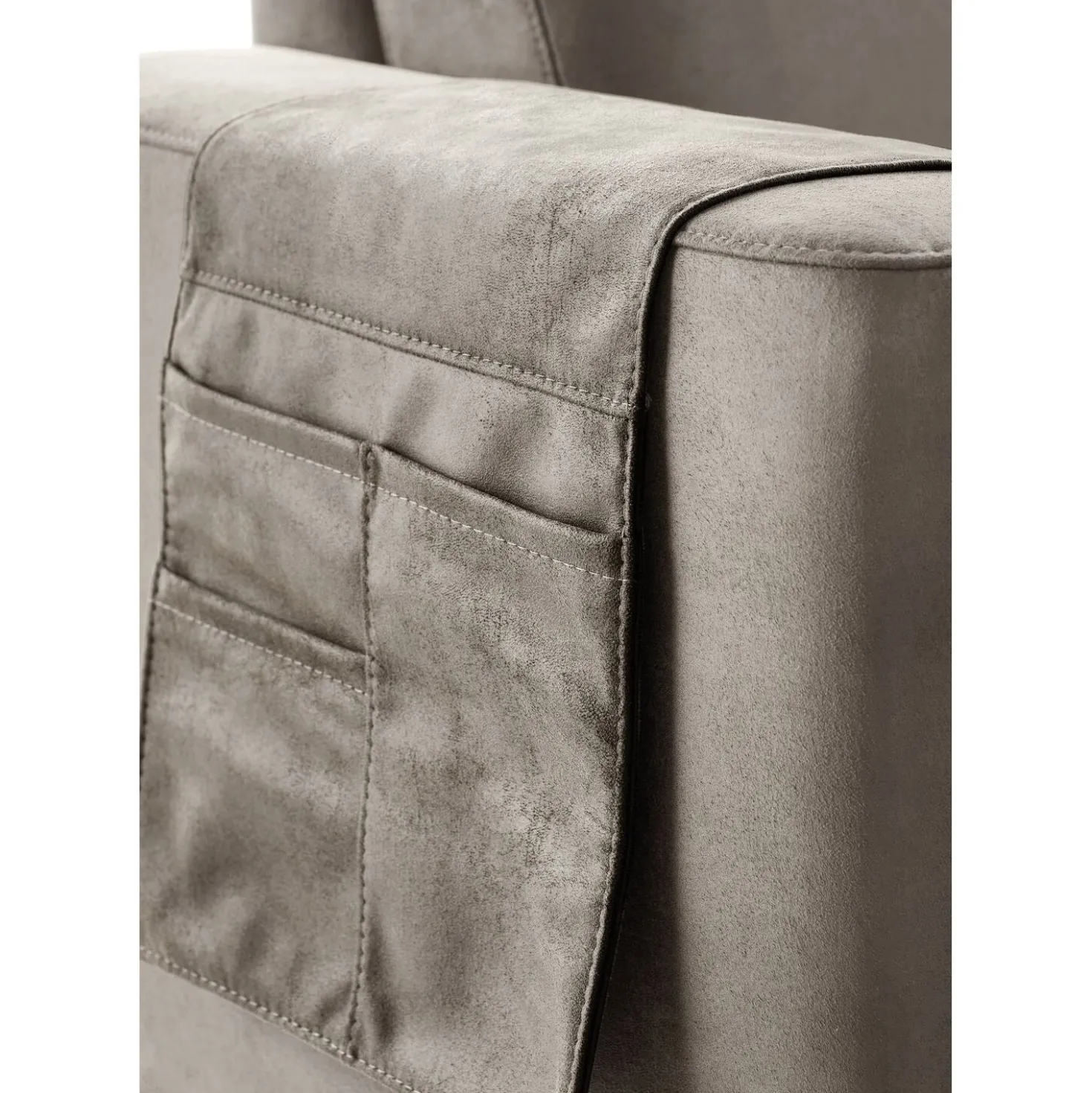 Hoekbank rechts Moscato Traagschuim beige relaxfunctie
