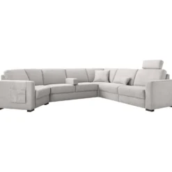 Hoekbank rechts Muscolo Grijs relaxfunctie premium comfort