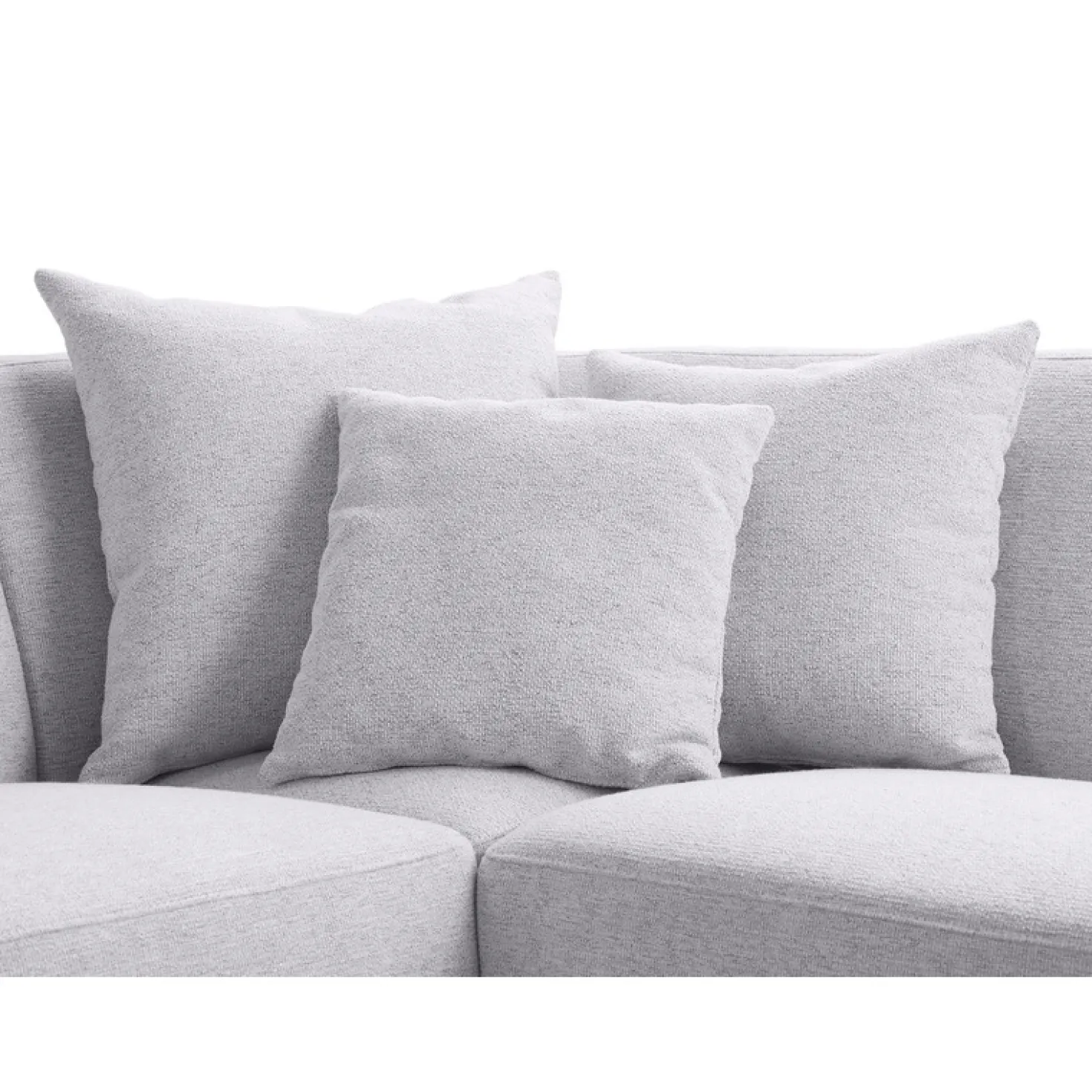 Hoekbank rechts Pantini Lichtgrijs basic comfort