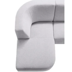 Hoekbank rechts Pantini Lichtgrijs basic comfort