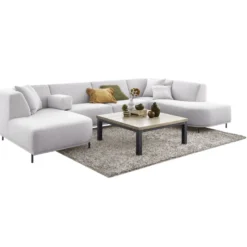 Hoekbank rechts Pantini Lichtgrijs basic comfort