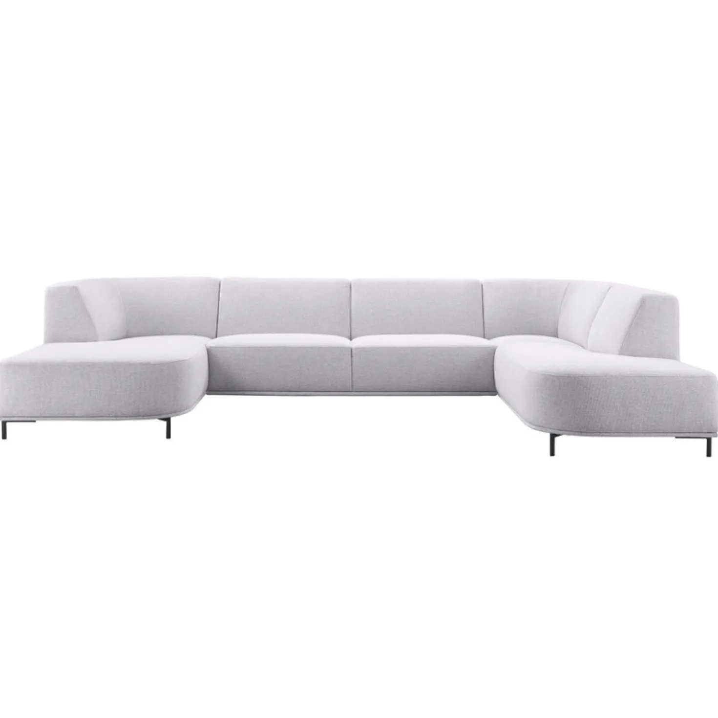 Hoekbank rechts Pantini Lichtgrijs basic comfort