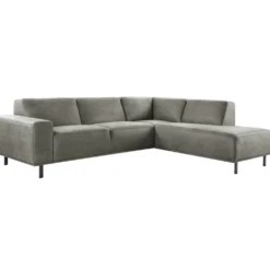 Hoekbank rechts Pantini Microleder grafiet supreme comfort