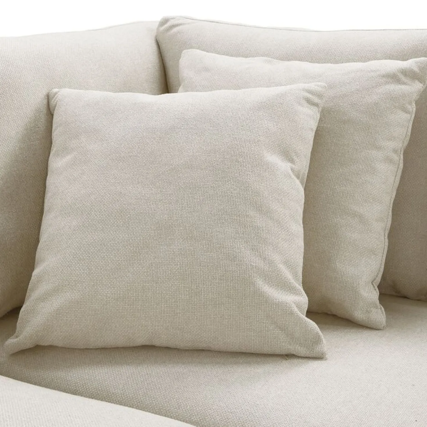 Hoekbank rechts Portona Ecru premium comfort