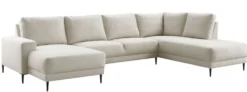 Hoekbank rechts Portona Ecru premium comfort