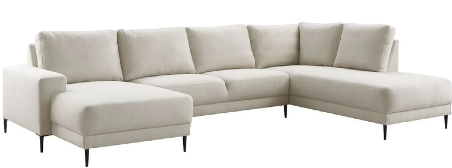 Hoekbank rechts Portona Ecru premium comfort