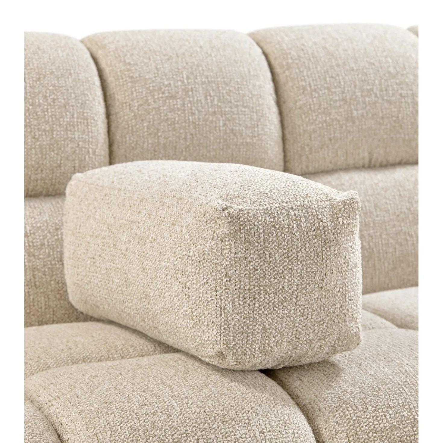 Hoekbank rechts Tirato Beige premium comfort