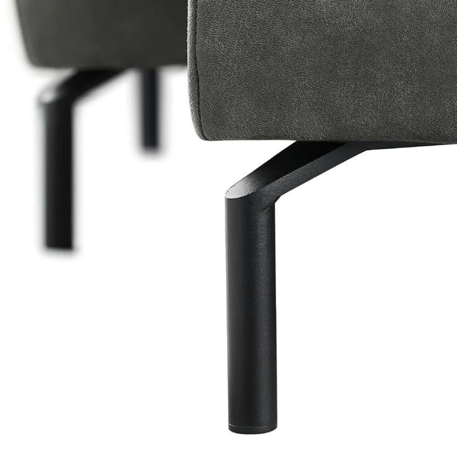 Hoekbank rechts Tusari Microleder antraciet basic comfort