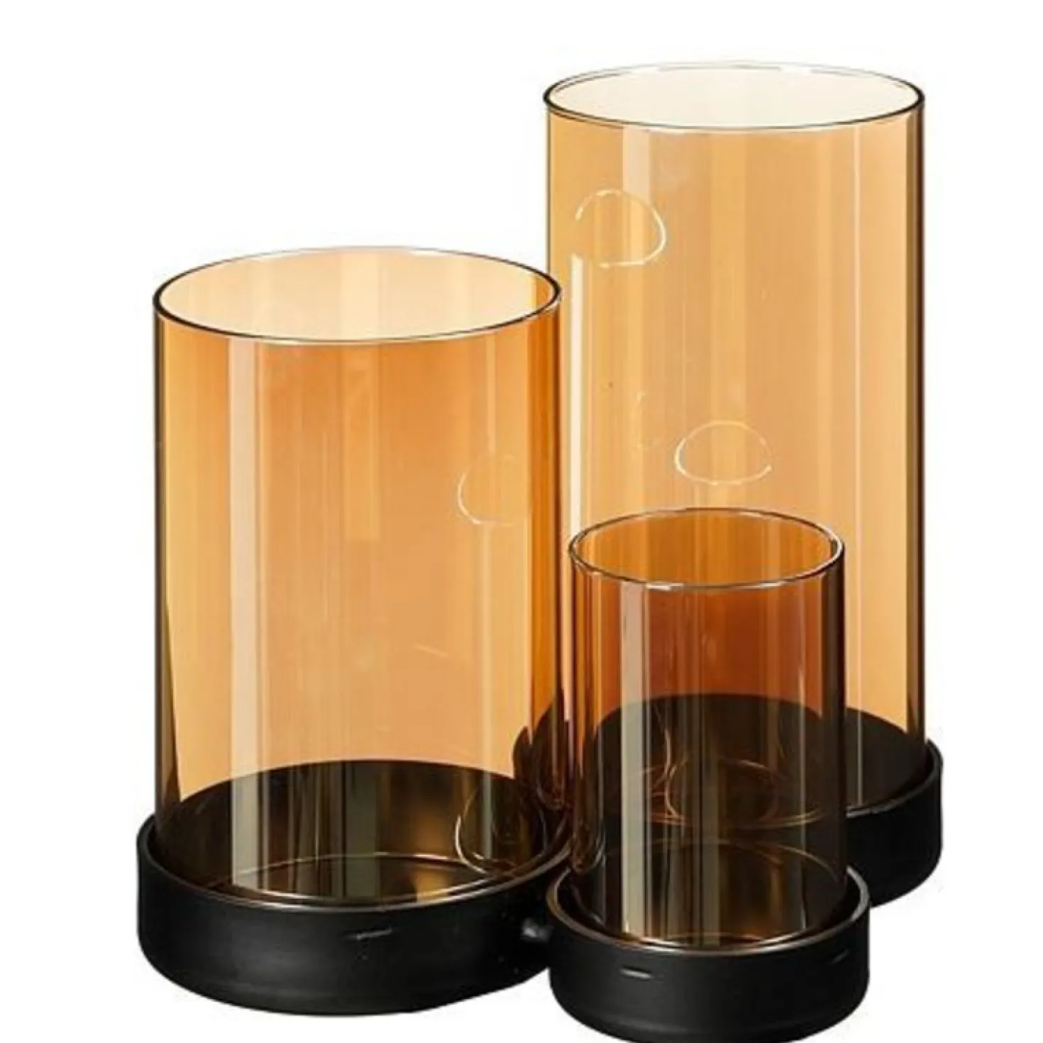 Kaarsenhouder Orselina 3 glazen goud