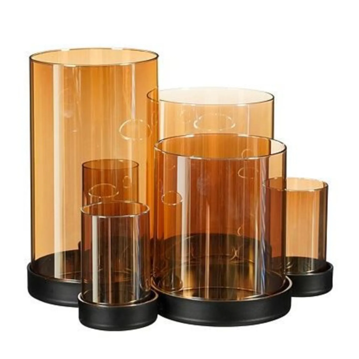 Kaarsenhouder Orselina 6 glazen goud