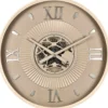Klok Nimar Metaal rond 60cm taupe dessin 54