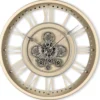Klok Nimar Metaal rond 60cm taupe open dessin 44