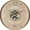 Klok Nimar Metaal rond 80cm taupe dessin 55