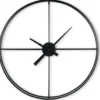 Klok Nimar Metaal rond 80cm zwart strak dessin 61