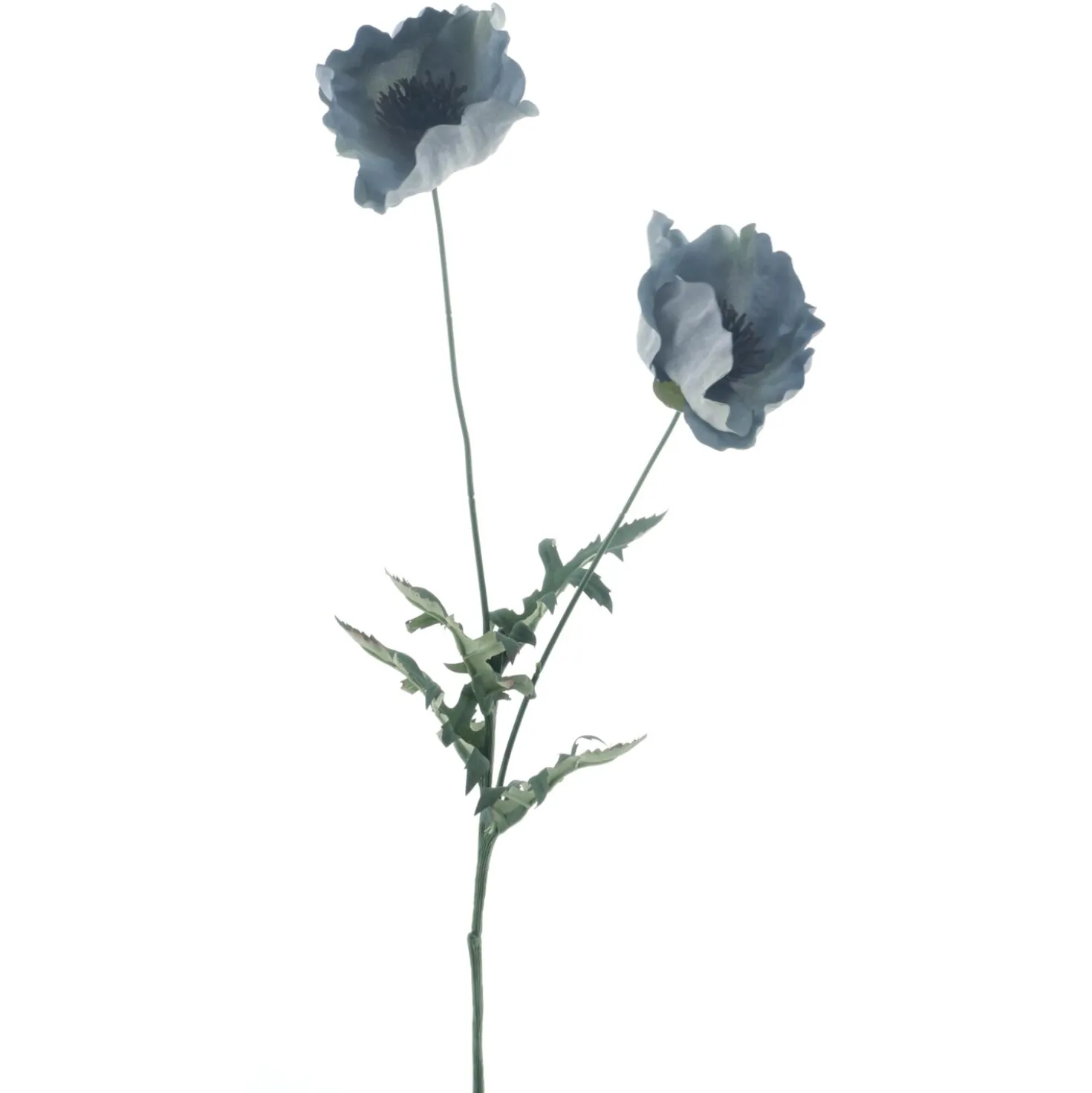 Kunstbloem Varenzo Klaproos lichtblauw