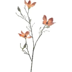 Kunstbloem Varenzo Magnolia oranje