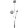 Kunstbloem Varenzo Waterlelie grijs