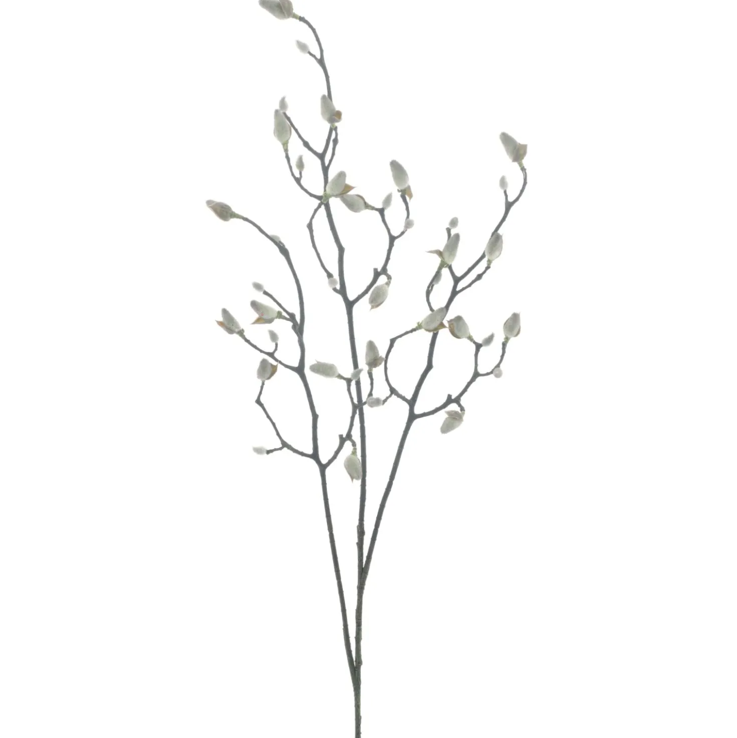Kunsttak Varenzo Magnolia knop L zwart