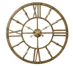 Metalen klok NIMAR Ø80cm brass