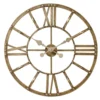 Metalen klok NIMAR Ø60cm brass
