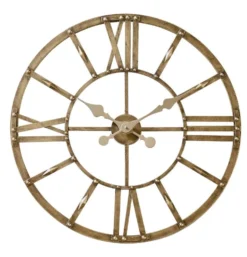 Metalen klok NIMAR Ø60cm brass
