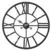 Metalen klok NIMAR Ø60cm zwart