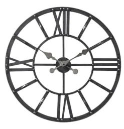 Metalen klok NIMAR Ø60cm zwart