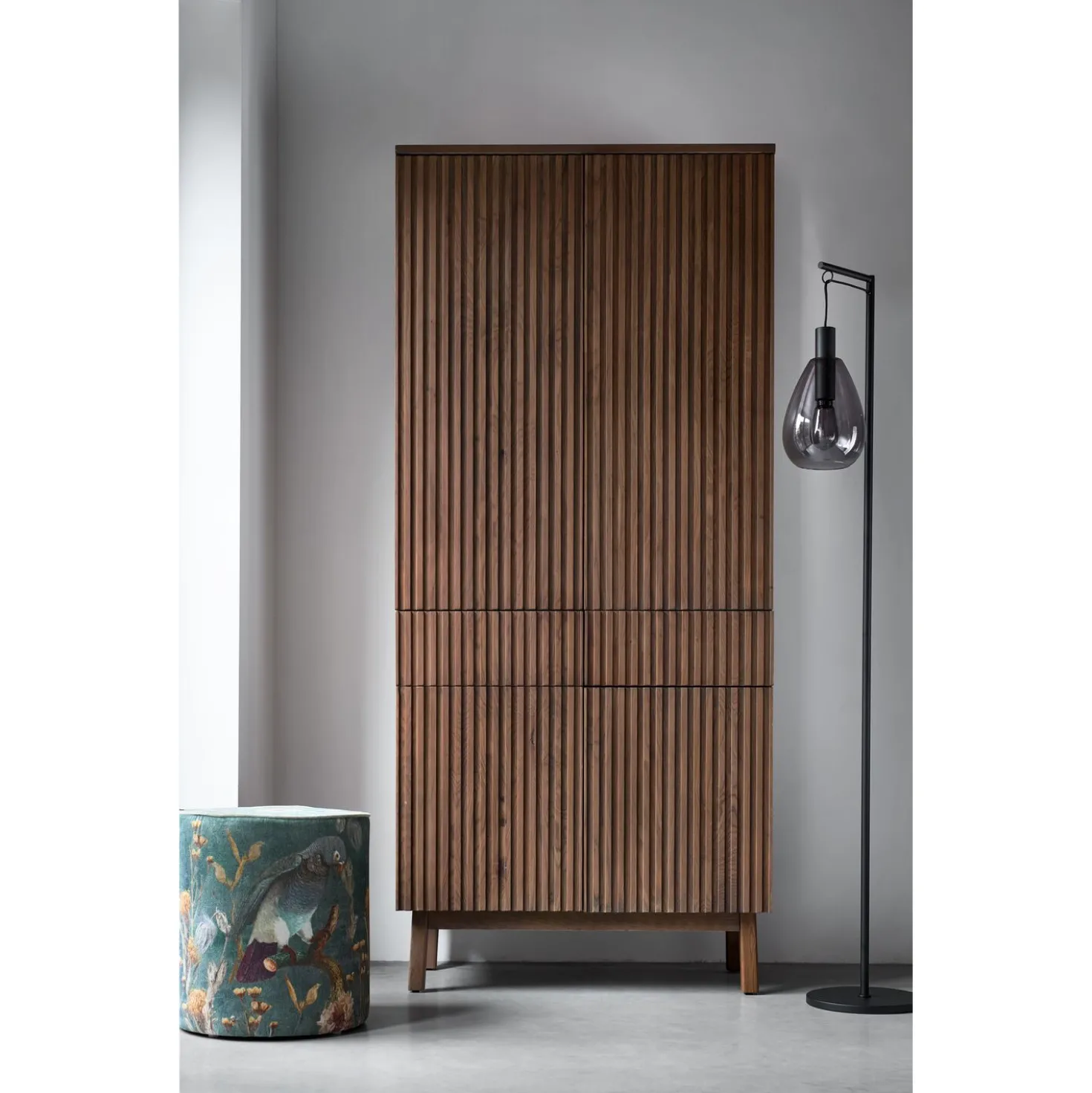 Opbergkast Arrosto Eikenhout 202x90x45 cm Dark Roast