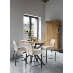 Opbergkast Arrosto Eikenhout 202x90x45 cm light roast