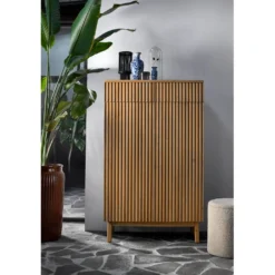 Opbergkast Arrosto Eikenhout 148x90x45 cm light roast