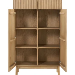 Opbergkast Arrosto Eikenhout 148x90x45 cm light roast