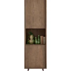 Opbergkast Calvo 202x060x040 cm bruin