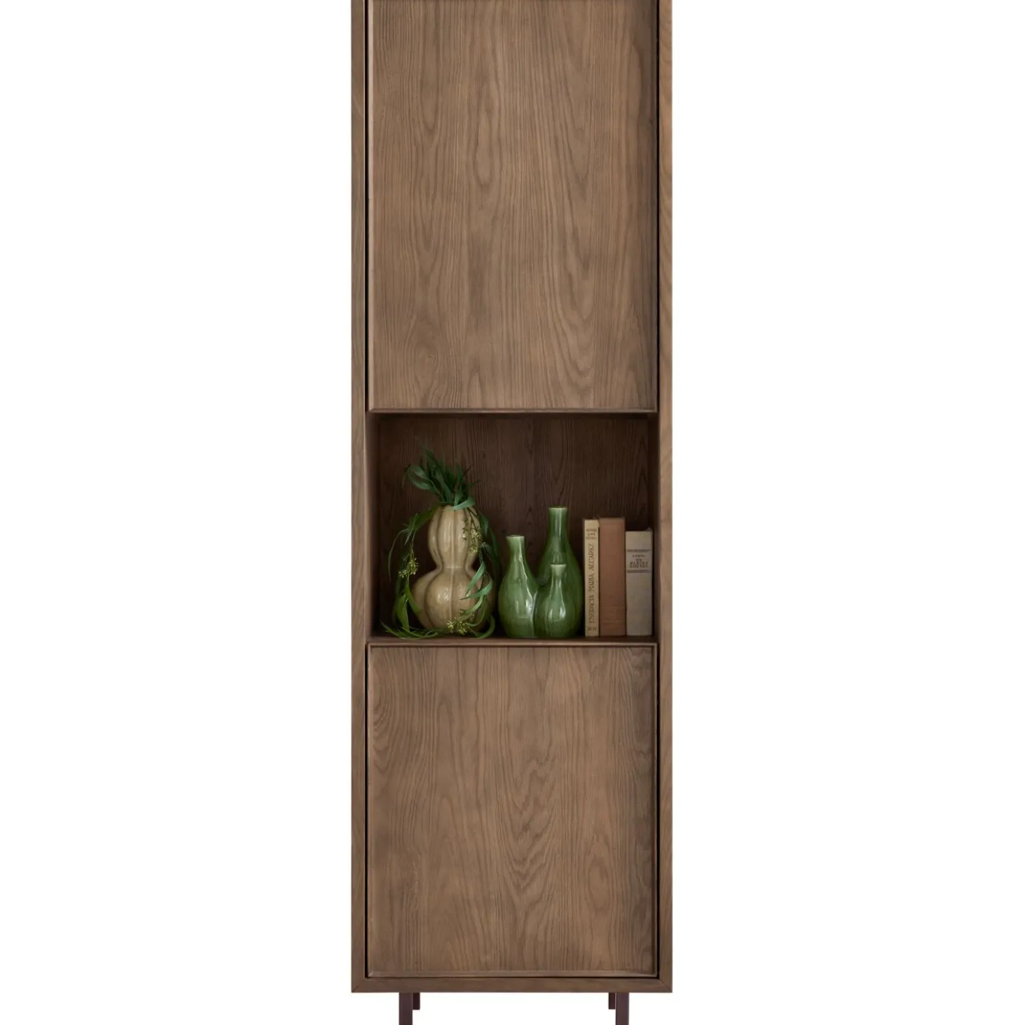 Opbergkast Calvo 202x060x040 cm bruin