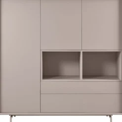 Opbergkast Famosa Grijs 150x150x45 cm