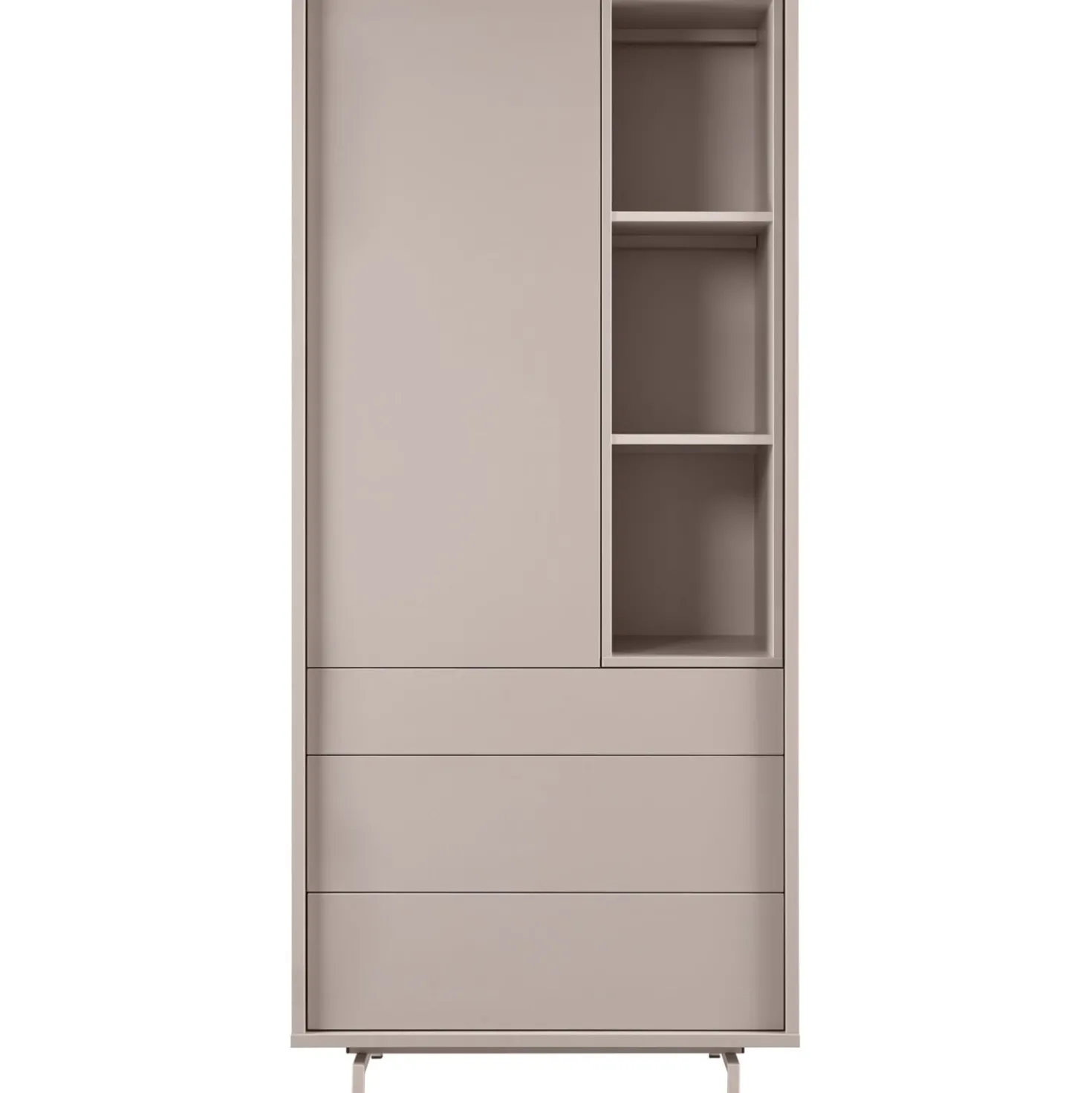 Opbergkast Famosa Grijs 187x83x45 cm