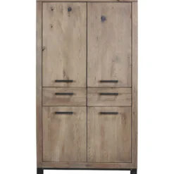 Opbergkast HEVANO (102 CM) eikenhout moose