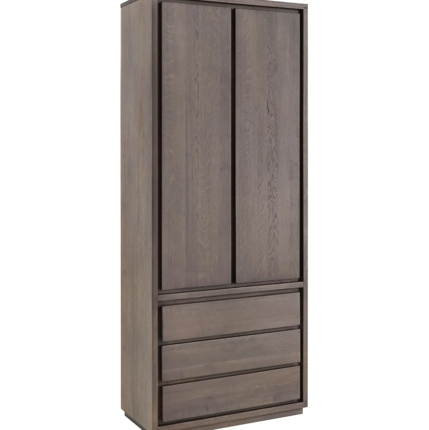 Opbergkast Lavio (86 cm) eiken grafiet