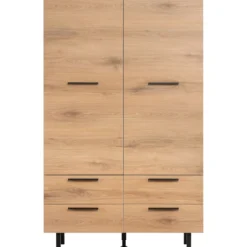 Opbergkast Paranno 177x110x42 cm bruin