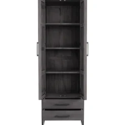 Opbergkast Piastra 64 cm zwart gesloten