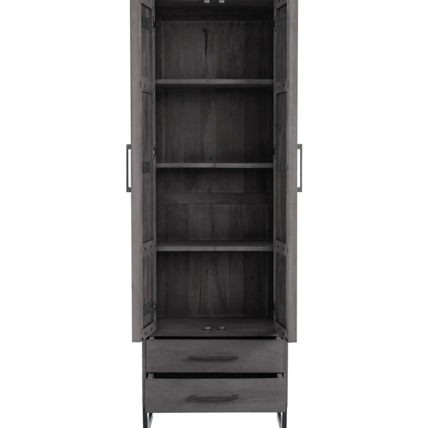 Opbergkast Piastra 64 cm zwart gesloten