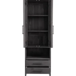 Opbergkast Piastra 64 cm zwart hoog