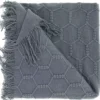 Plaid Collina 127x152cm donkergrijs