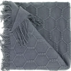 Plaid Collina 127x152cm donkergrijs