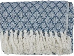 Plaid Faicchio Blauw