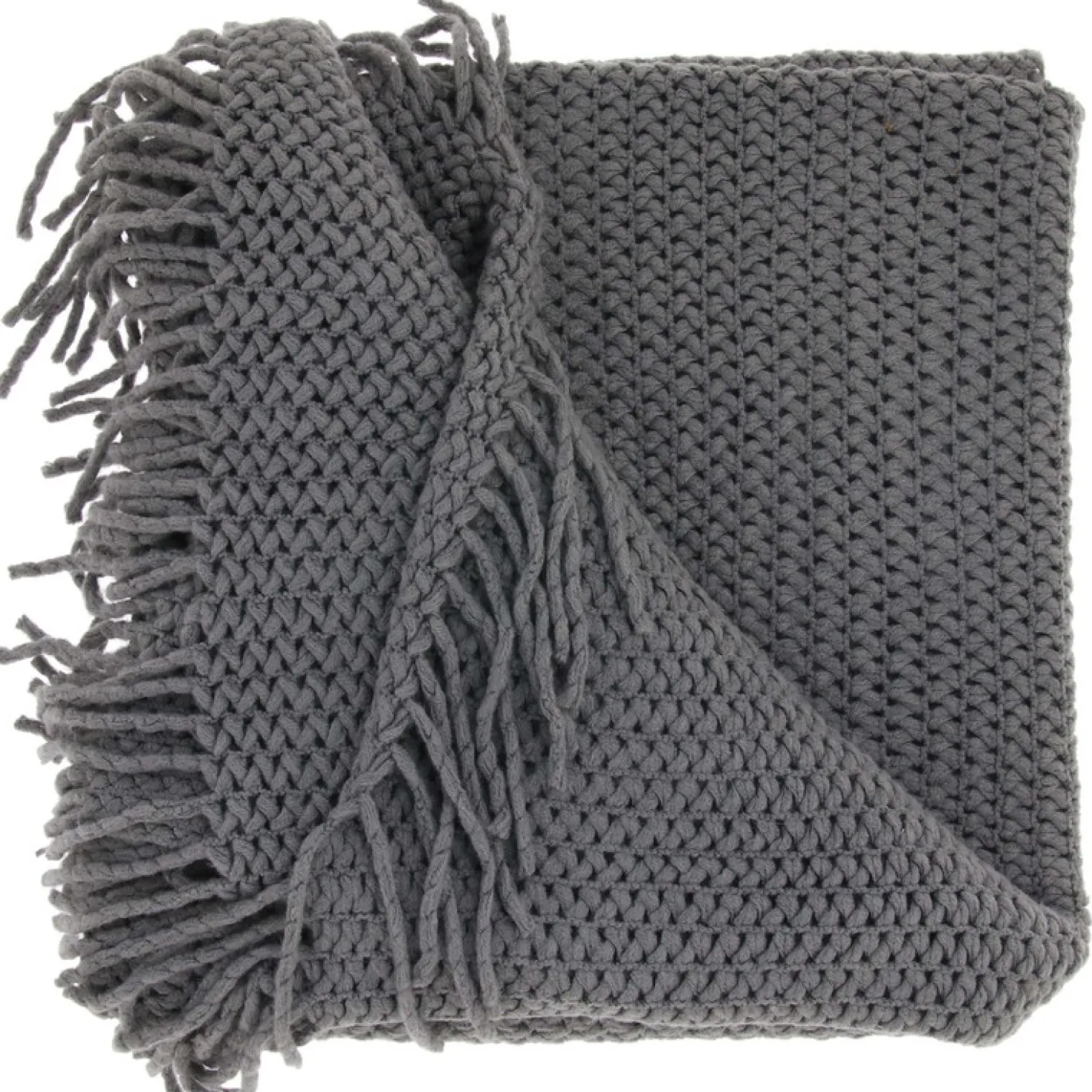 Plaid Gresso 127x152cm donkergrijs