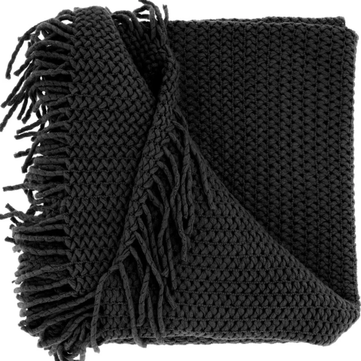 Plaid Gresso 127x152cm zwart