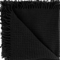 Plaid Siziana 150x200cm zwart