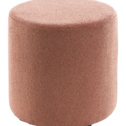 Poef Roby 45 cm bruin rond