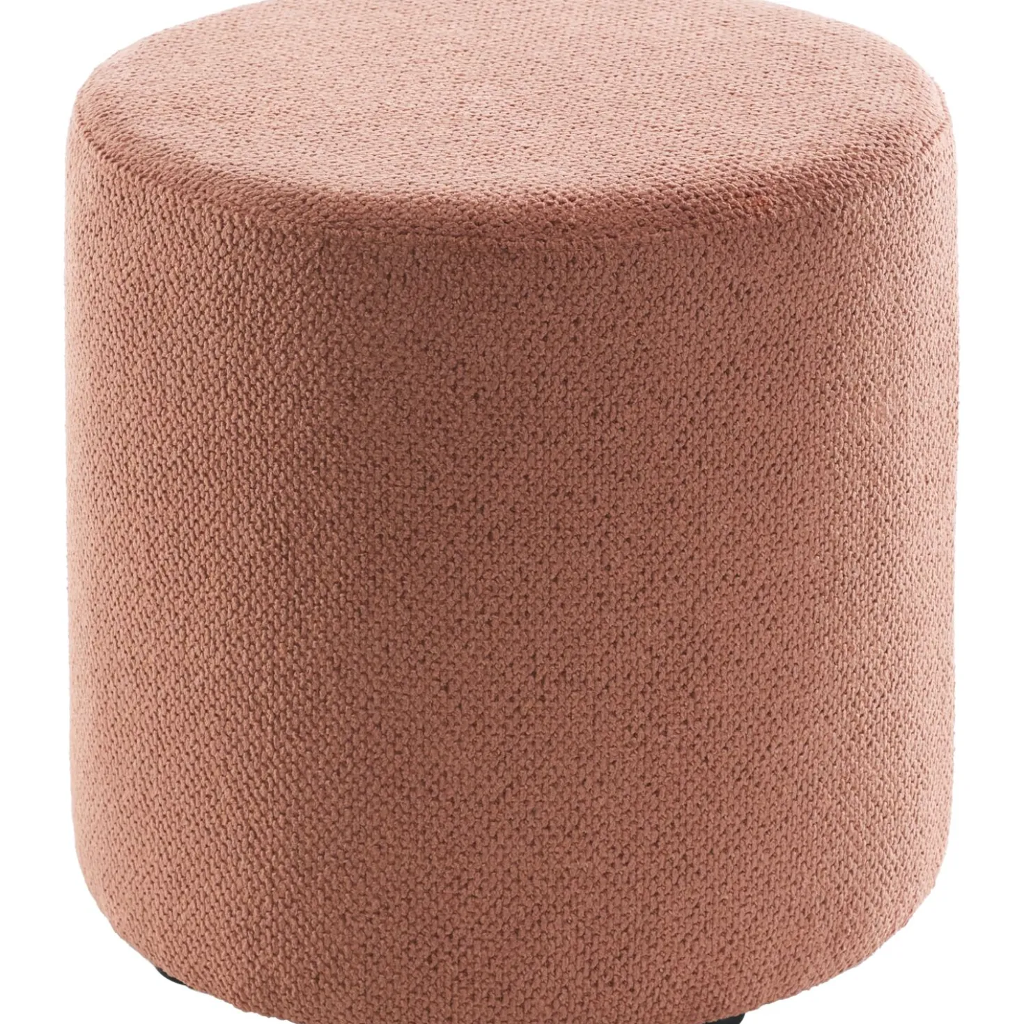 Poef Roby 45 cm bruin rond